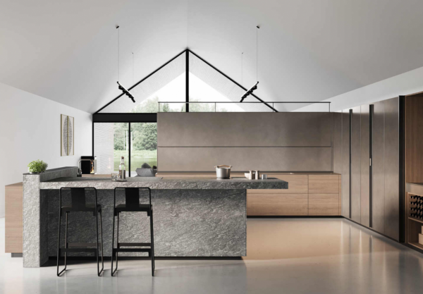 Artematica Tactile Walnut with Pewter Stainless Steel New Logica